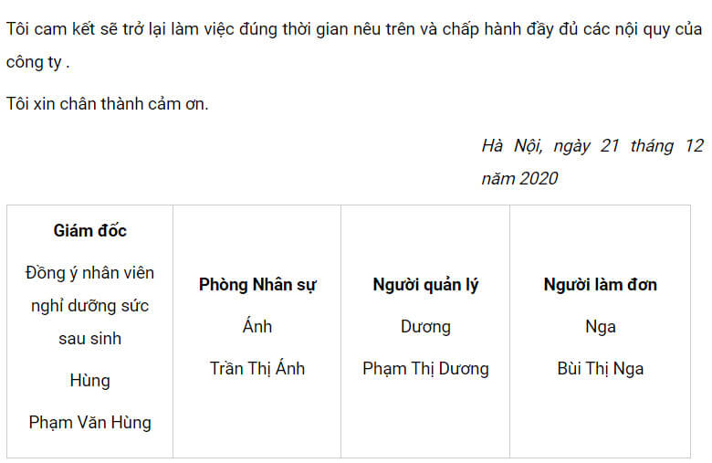 Cần có thông tin xác nhận của lãnh đạo công ty