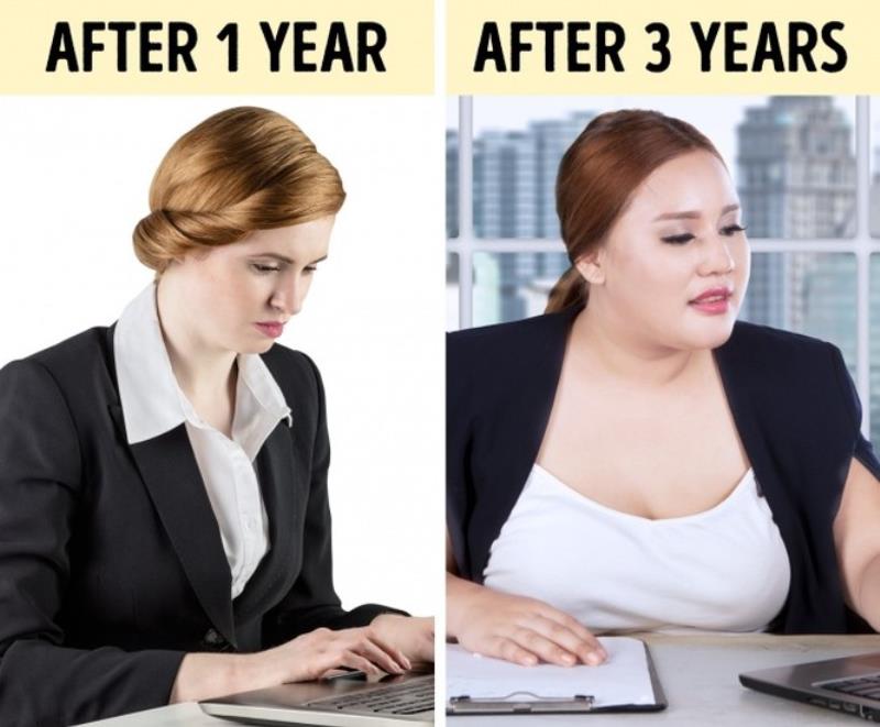 Ít vận động và hay ngồi 1 chỗ