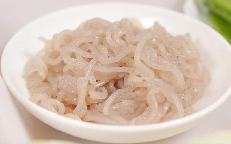 Bún nưa có nhiều chất xơ nhớt rất tốt cho tiêu hóa