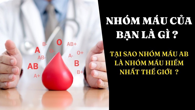 Nhóm máu AB được khẳng định là nhóm máu hiếm