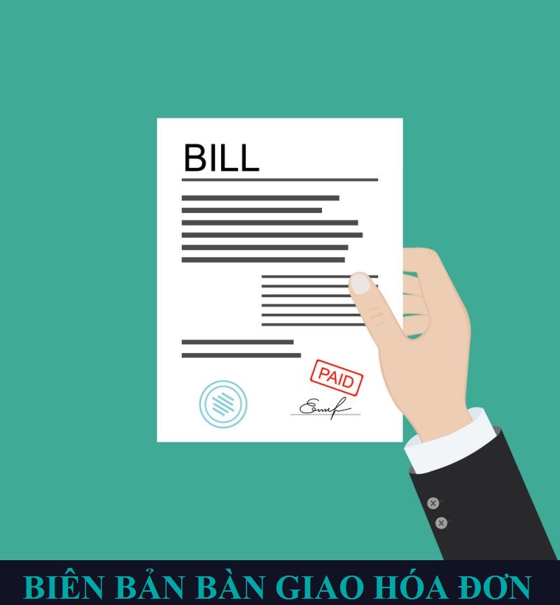 Biên bản bàn giao hóa đơn cực chuẩn