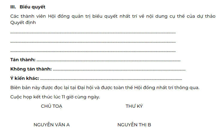 Trình bày ngắn gọn nội dung trong phần kết