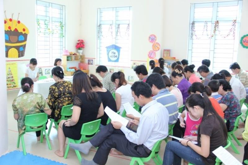 Phần đầu biên bản họp phụ huynh đầu năm