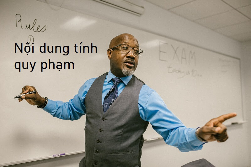 Nội dung về tính quy phạm pháp luật