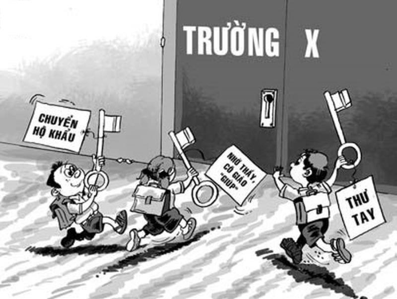 Nói rõ lý do xin nhập học trái tuyến