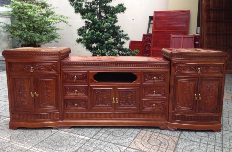 Gỗ hương huyết làm đồ nội thất có giá rất đắt đỏ