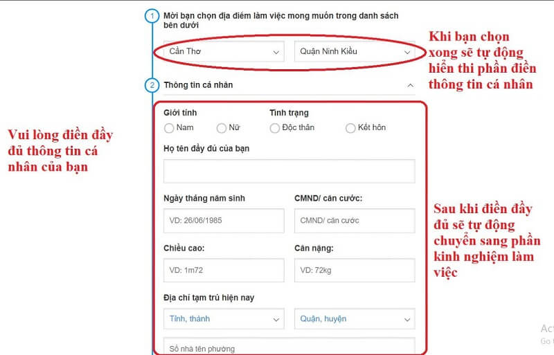 Nộp hồ sơ xin việc Bách Hóa Xanh phải chú ý tới quy trình tuyển dụng