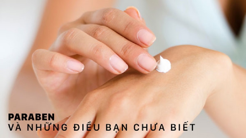 Paraben hấp thụ vào cơ thể thế nào
