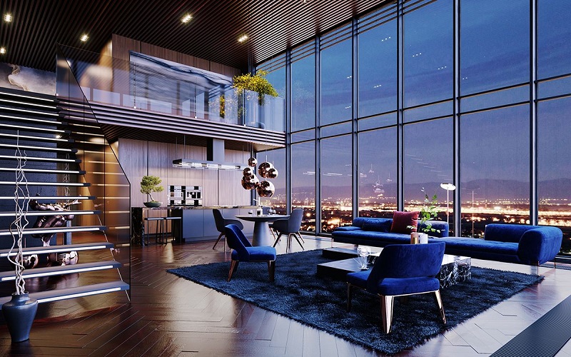 Đặc trưng thiết kế của penthouse