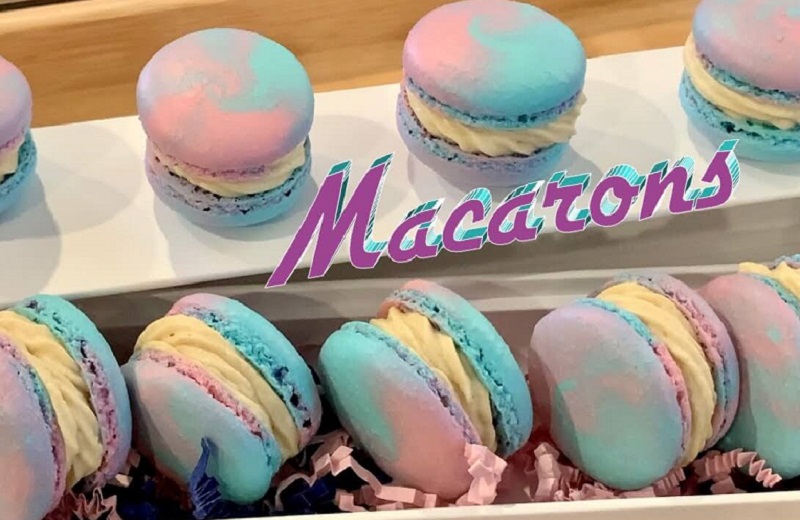Bánh macaron cũng thể hiện điều ngọt ngào