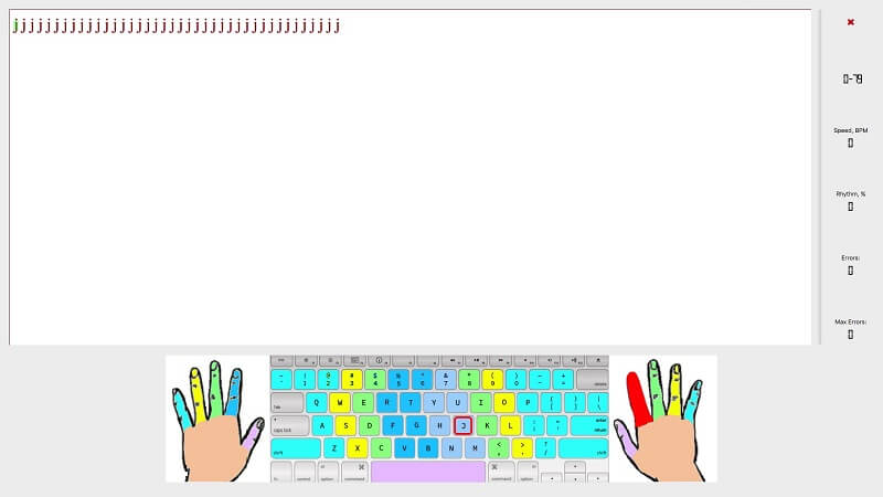 Phần mềm Keyboard Virtuoso thiết kế đơn giản