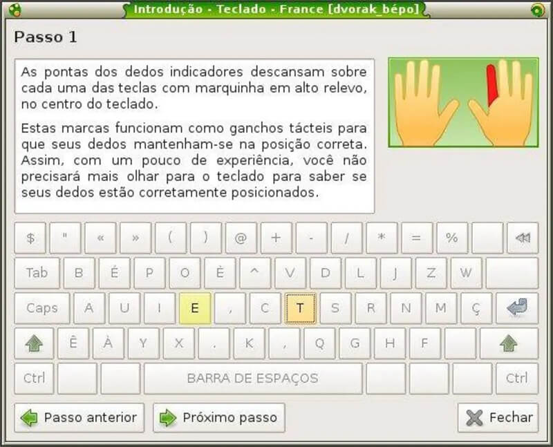 Ứng dụng Klavaro Touch Typing Tutor