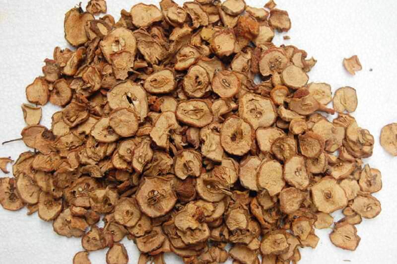 Sơn tra có thể được phơi khô để bảo quản