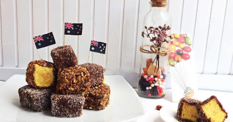 Bánh Lamington được phục vụ trong mọi nhà hàng tại Úc