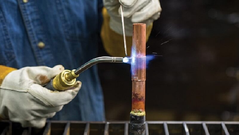 Phương pháp hàn gió đá không sử dụng que hàn