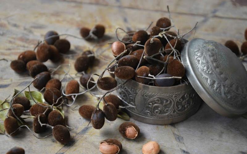 Quả xay nhung có vỏ mịn như vải nhung