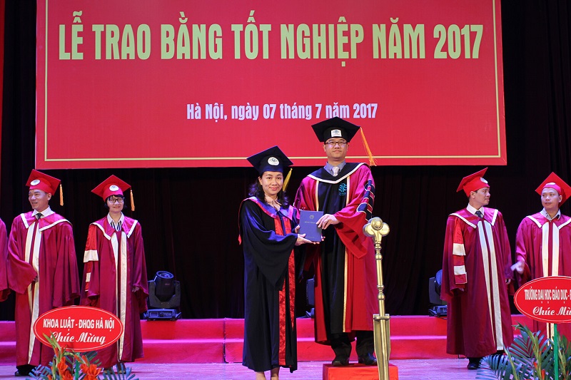 Ngành quản trị luật được cấp hai văn bằng