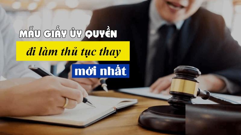Cách trình bày giấy ủy quyền làm thủ tục