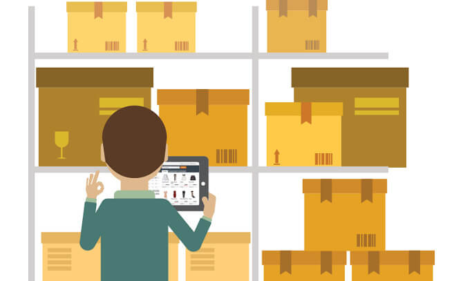 Thực hiện các bước để kiểm kê hàng hóa