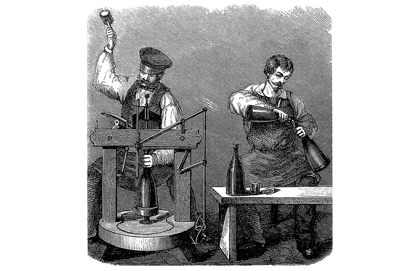 Lịch sử ra đời của rượu Champagne