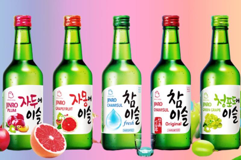 Rượu Soju hoa quả thơm mùi trái cây