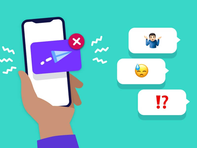 Viết sai tên người nhận