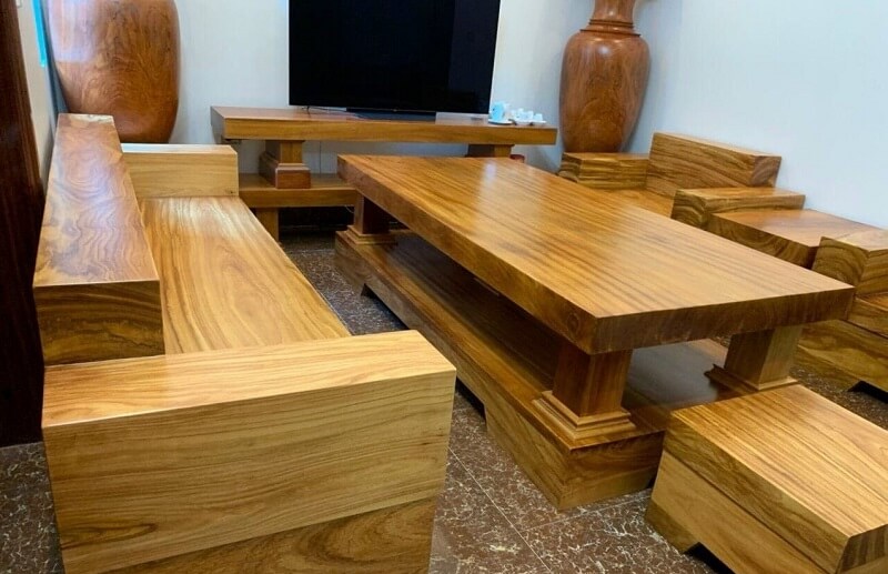 Chỉ những người có tiền mới có thể sở hữu sản phẩm chế tác từ gỗ cẩm vàng