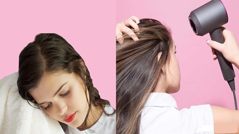 Không nên sấy sau khi tẩy tóc 