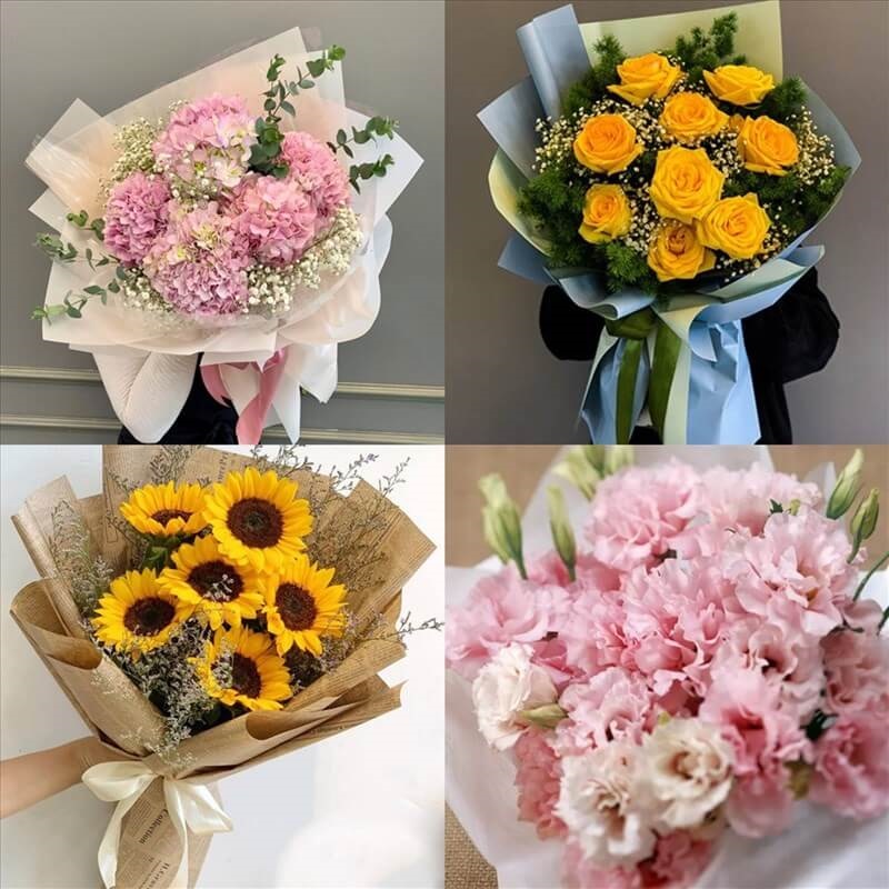 Sinh nhật sếp tặng một bó hoa tươi thay cho lời chúc