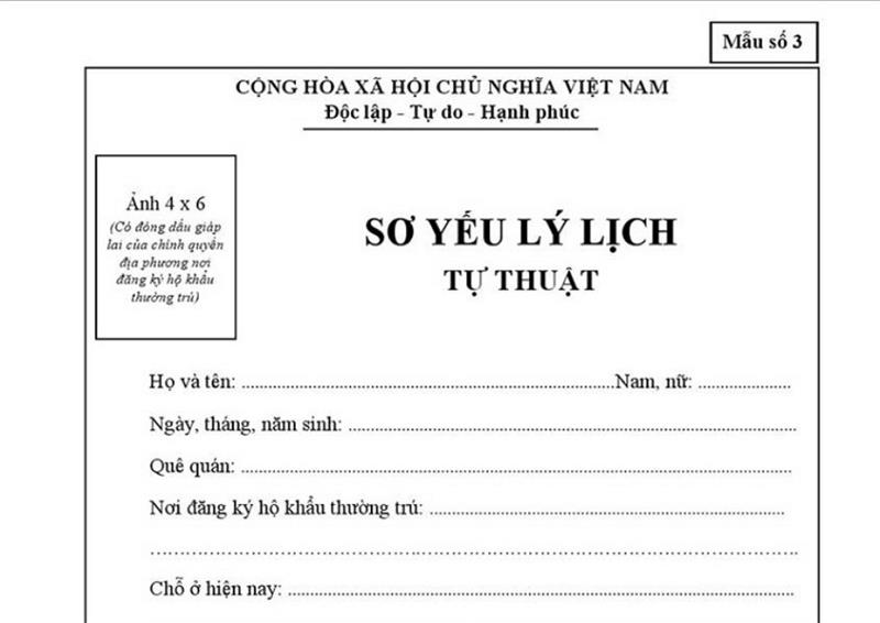 Hình thức giúp xác định thời hạn sử dụng của sơ yếu lý lịch