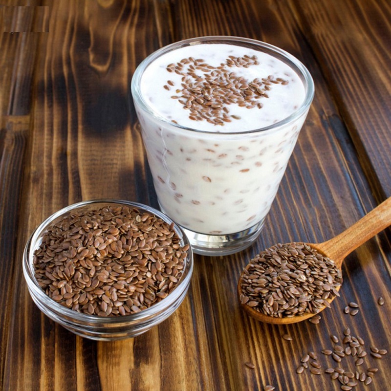 Dùng hạt lanh trực tiếp