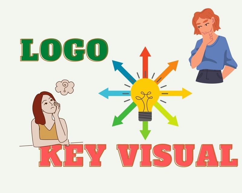 Sự khác biệt giữa logo và key visual