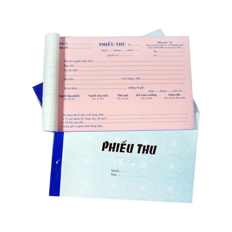 Phiếu thu sử dụng để xác định tiền mặt