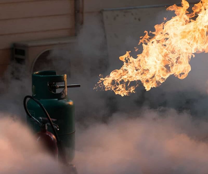 Khí gas có những tác động xấu khi gây ra sự cháy nổ vô cùng nghiêm trọng