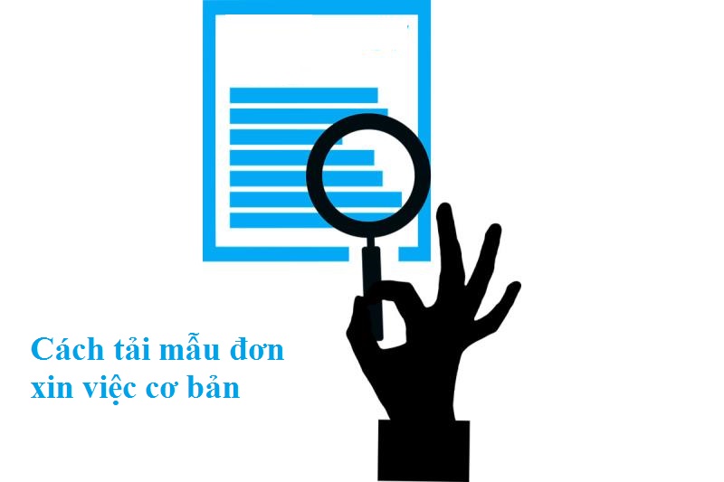 Sau khi tải mẫu đơn xin việc cơ bản