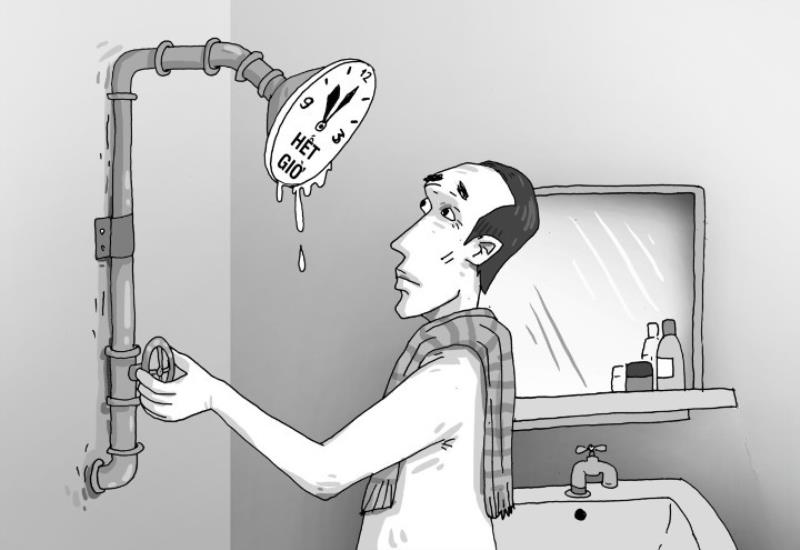 Nên tắm trước 23 giờ và trước đi ngủ 2 tiếng