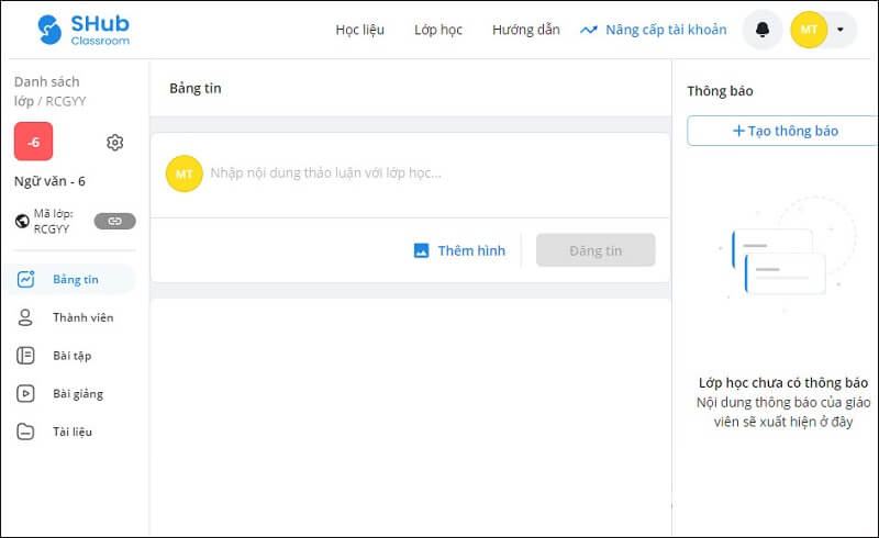 Dễ dàng tạo nhóm học tập trên SHub Classroom