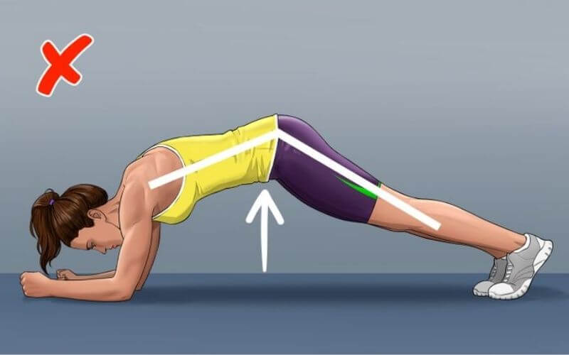 Tập plank theo từng bước một