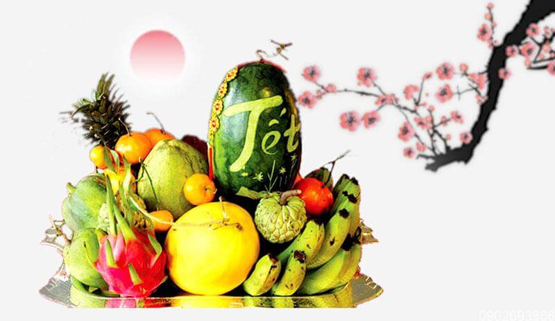 Bày mâm ngũ quả