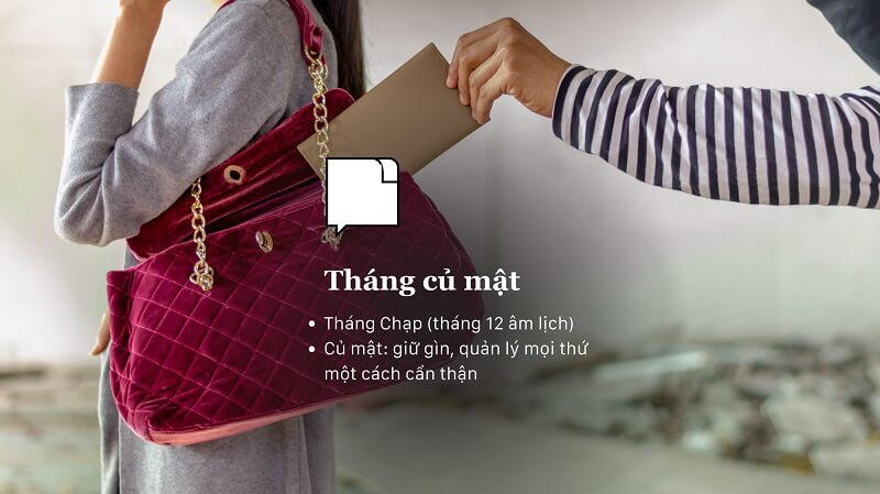 Hiểu gì về tháng củ mật?