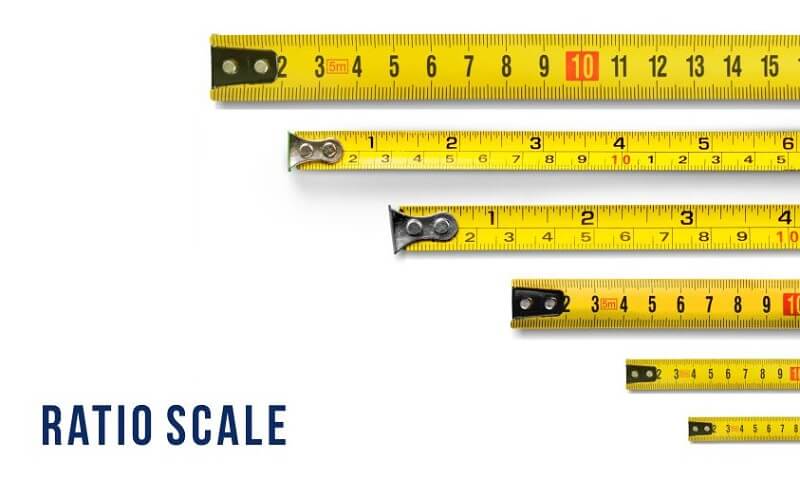 Trên thang đo tỷ lệ vai trò của các thuộc tính dữ liệu là như nhau