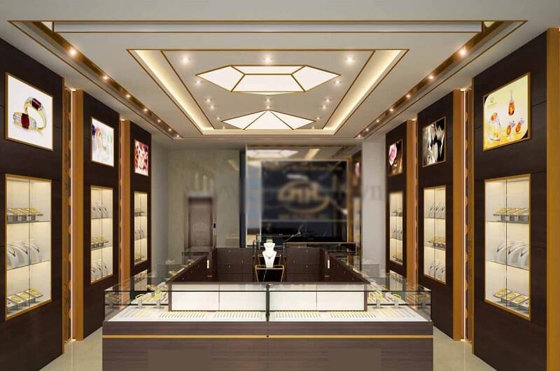 Thiết kể của một tiệm vàng