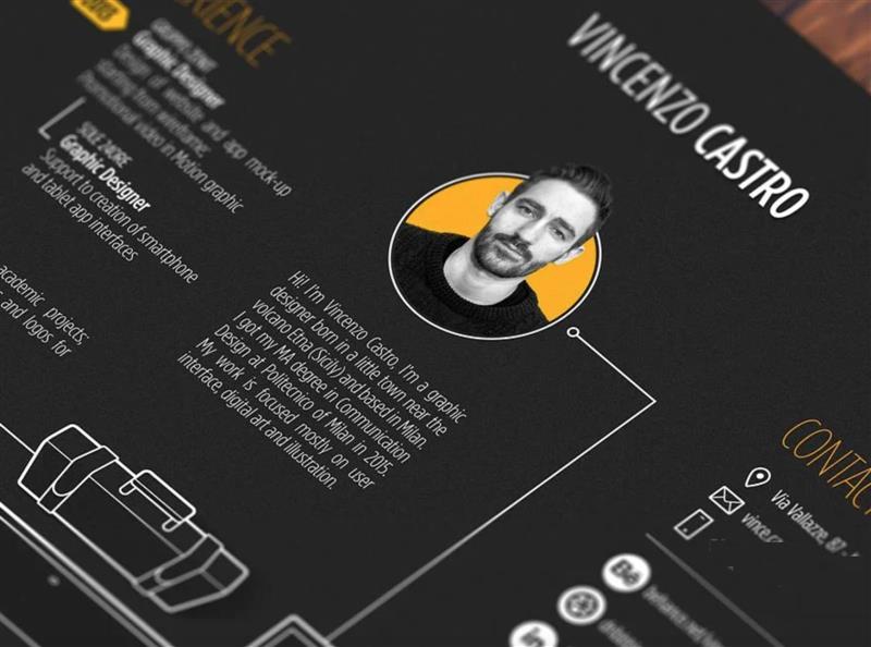 Thiết kế CV infographic