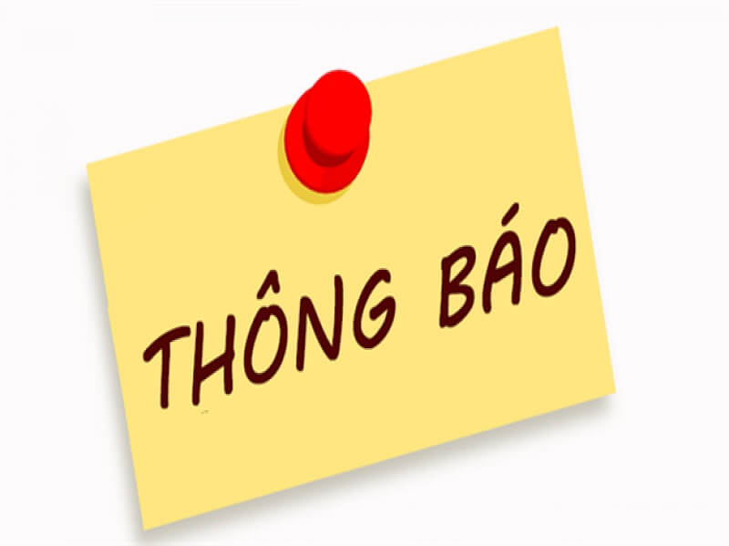 Thông báo kết quả chọn nhà thầu