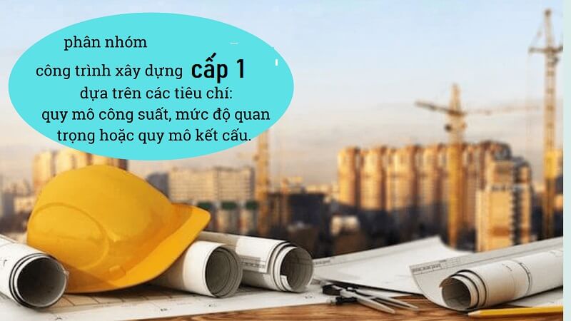 Phân loại công trình cấp 1