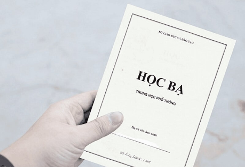 Thủ tục xin rút học bạ tại trường