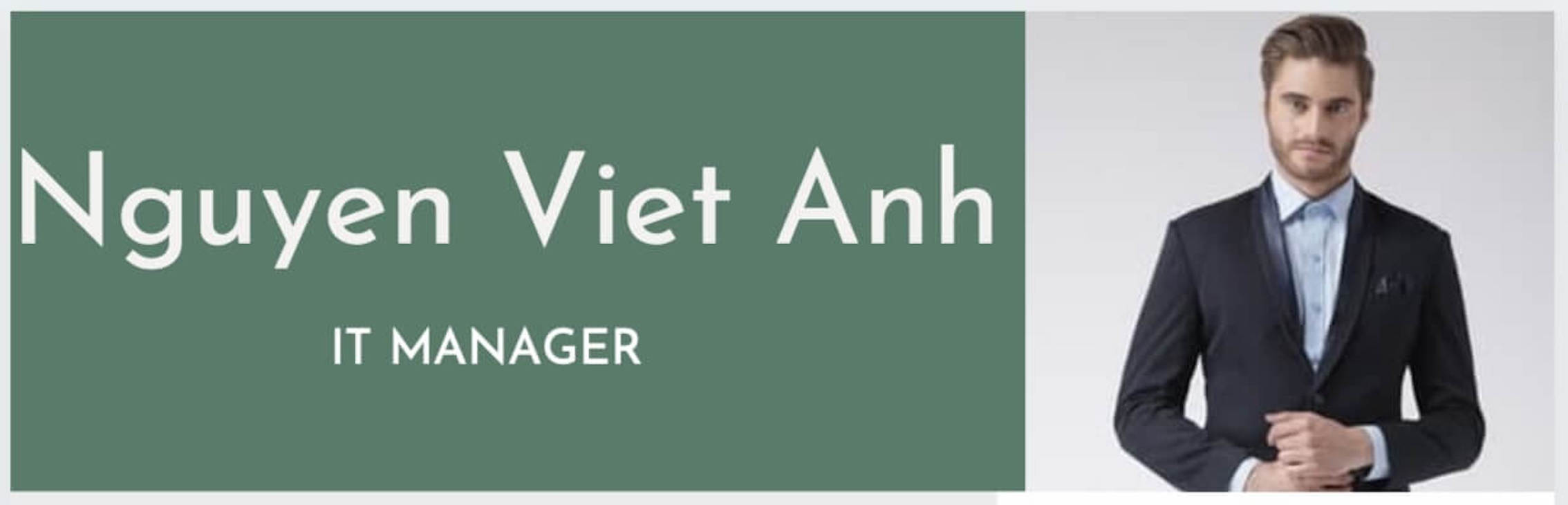 Tiêu đề và ảnh đại diện của CV Manager