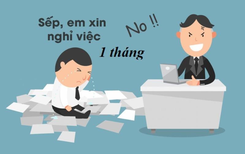 Tìm hiểu về đơn xin nghỉ việc 1 tháng