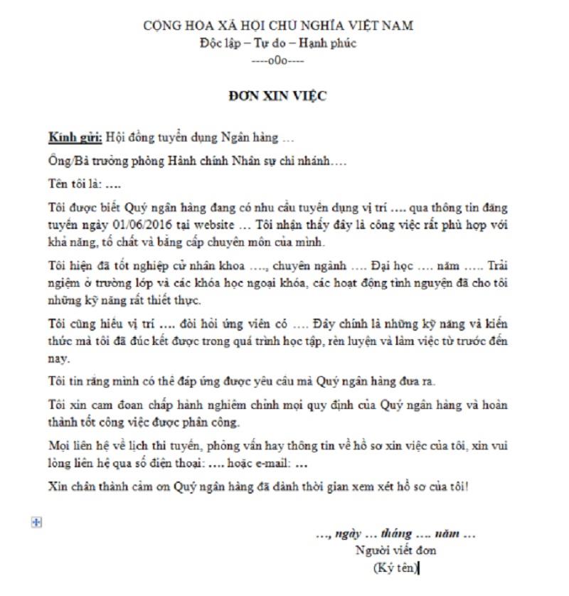 Điền thông tin cơ bản của ứng viên