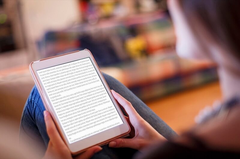 Ebook được sử dụng rất phổ biến
